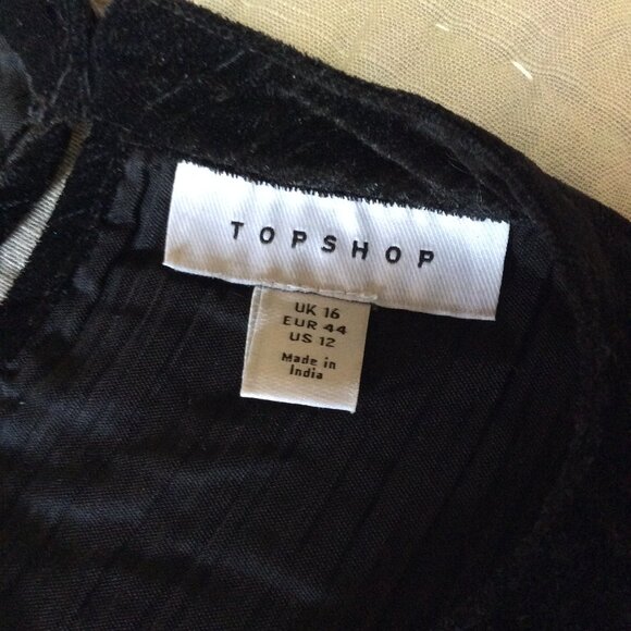Topshop beaded velvet shift, worn once! - Picture 14 of 16